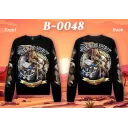 Caballo longsleeve B-0048 (Лонгслив, орёл,мотоцикл)