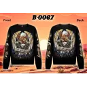 Caballo longsleeve B-0067 (Лонгслив, орёл,мотоцикл)